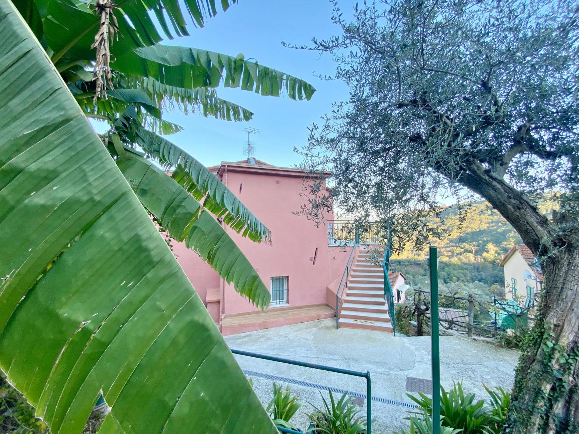 Alla Casa Rosa, Peaceful Apartment Surrounded By Greenery With Free Parking, Wifi & Air Conditioning ราปาลโล ภายนอก รูปภาพ